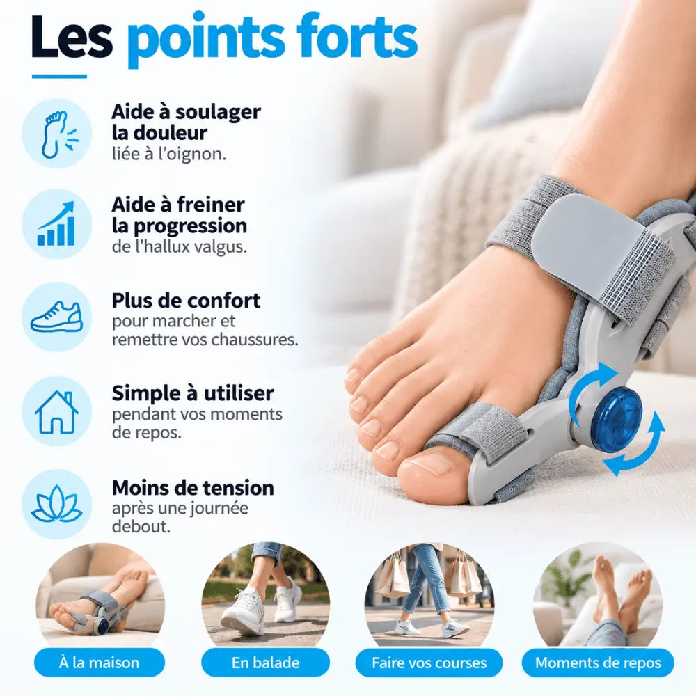 OrthoFix™ — Soulagez votre hallux valgus. Aidez à freiner son aggravation