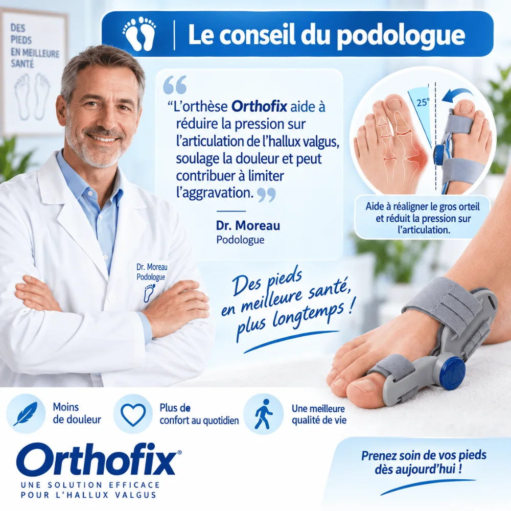 OrthoFix™ — Soulagez votre hallux valgus. Aidez à freiner son aggravation